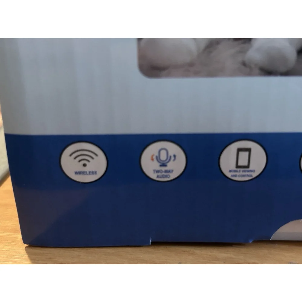 Yiiot Wireless Network Camera Model CB401 White Monitor Your Home, Pets etc.